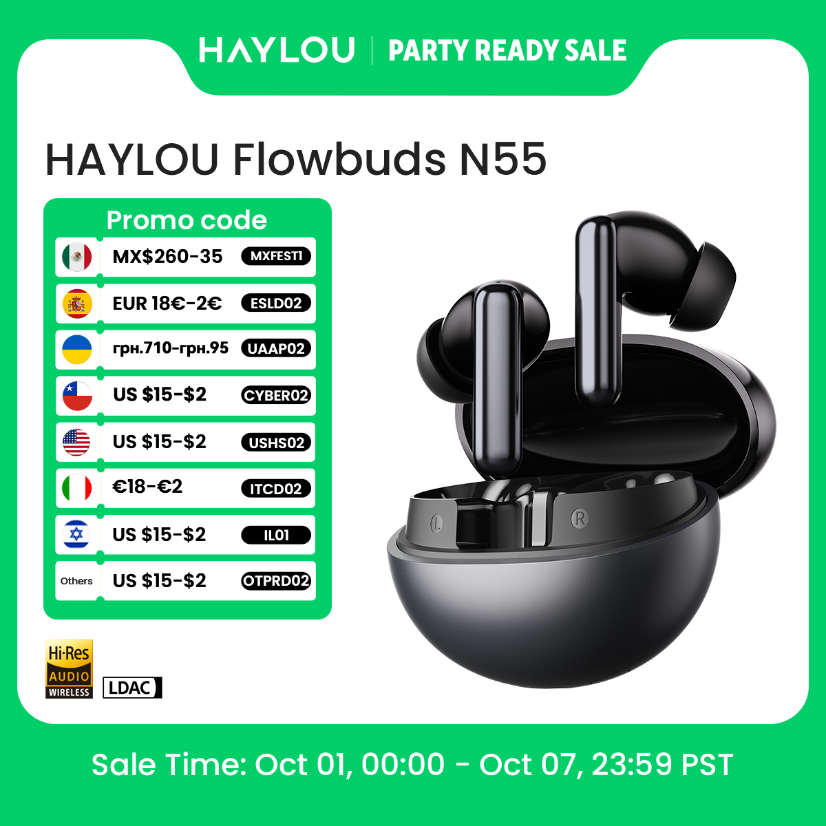 Type C Wired Earphones With Mic - Fones de Ouvido Sem Fio HAYLOU