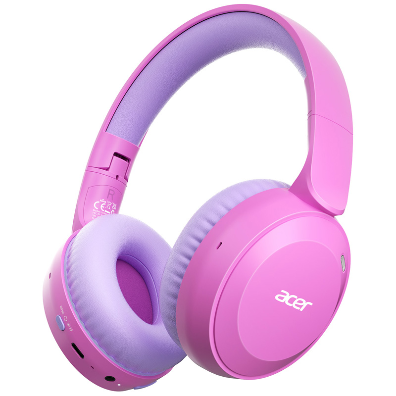 Anc Wireless Over Ear Headphones - Auriculares Bluetooth 6.0 Acer OHR668 para