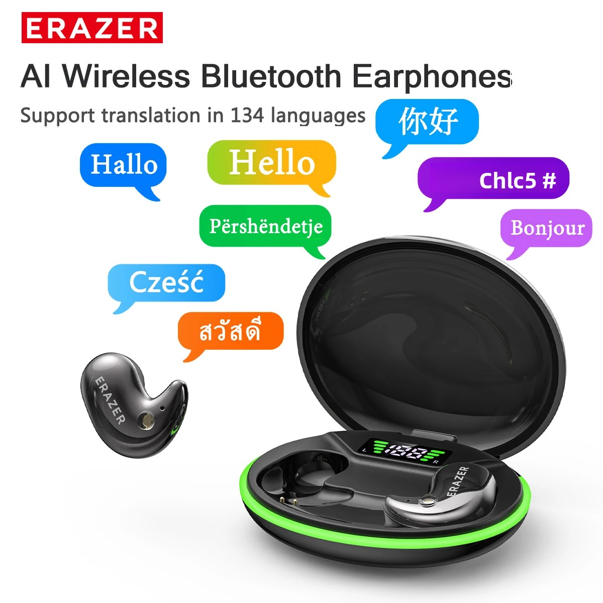 Type C Wired Earphones With Mic - Fones de Ouvido Bluetooth Intra-auriculares EARZER