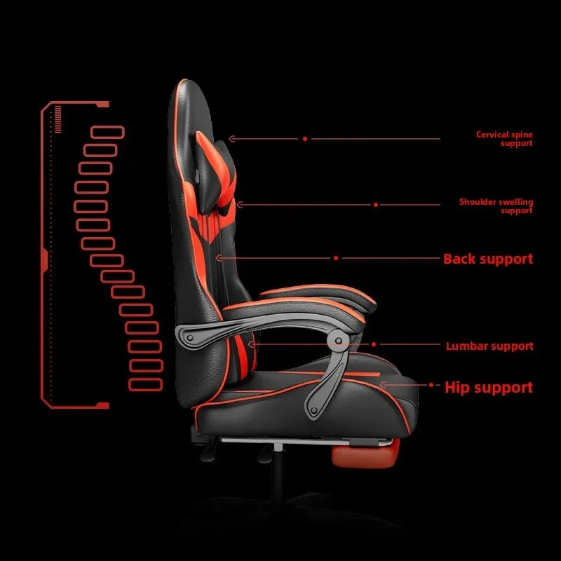 Speakers - Cadeira de e-sports com luzes, alto-falante