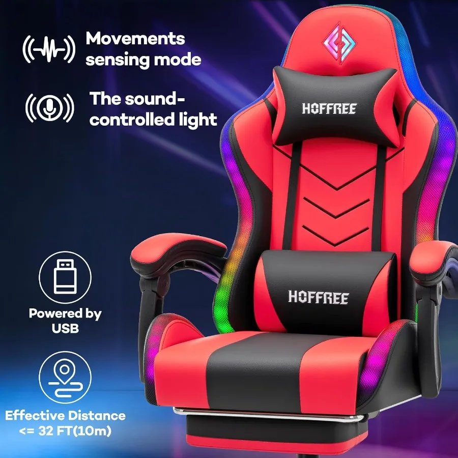 Cadeira de jogos RGB com altif - Speakers avaliação e preço
