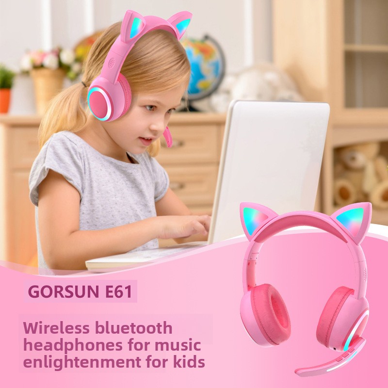 Fones de ouvido Bluetooth com  - Cat Ear Bluetooth Headset Led avaliação e preço